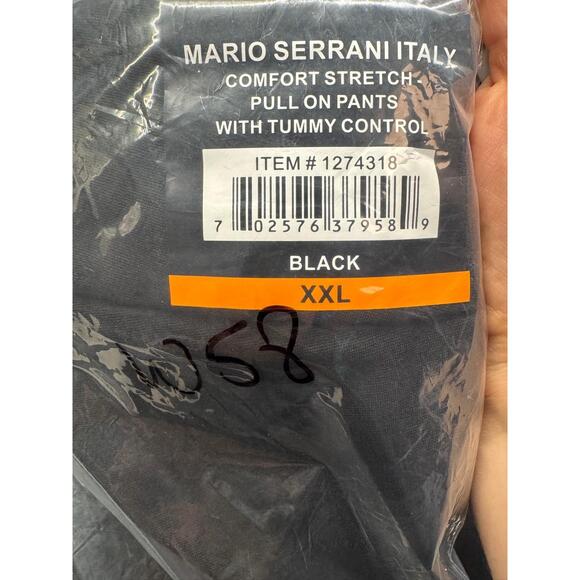 NWT Mario Serrani Women’s Slim Fit Crop Ankle Pant – Black XXL W58 - Picture 4 of 4